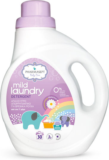 Pharmasept Mild Laundry Detergent Βρεφικό Υγρό Απορρυπαντικό για Χρωματιστά Ρούχα 1lt (30 Μεζούρες)