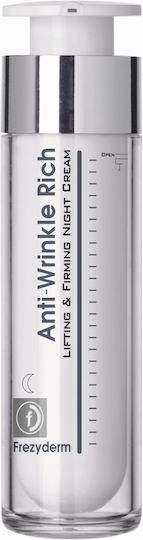 Frezyderm Anti-Wrinkle Rich Rich Κρέμα Προσώπου Νυκτός για Αντιγήρανση & Σύσφιξη με Πεπτίδια 50ml