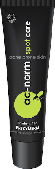 Frezyderm AC-Norm Spot Care Ενυδατικό & Ρυθμιστικό Gel Προσώπου κατά των Ατελειών & της Ακμής με Πεπτίδια 15ml