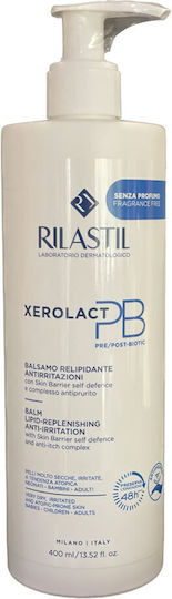 Rilastil Xerolact PB Ενυδατικό Balm Σώματος για Ξηρές/Πολύ Ξηρές & Ευαίσθητες Επιδερμίδες 400ml