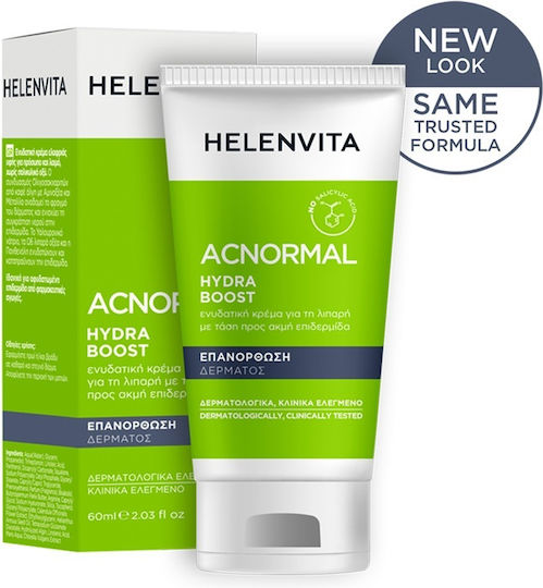Helenvita ACNormal Ενυδατική Κρέμα Προσώπου με Υαλουρονικό Οξύ 60ml