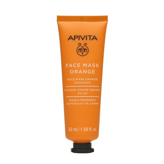 Apivita Face Mask Orange Μάσκα Ομορφιάς Προσώπου για Λάμψη Με Νιασιναμίδη 50ml