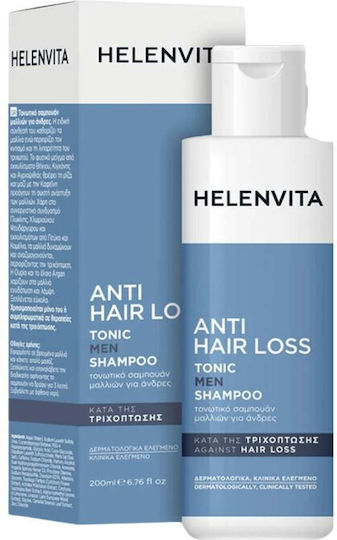 Helenvita Anti Hair Loss Tonic Men Σαμπουάν κατά της Τριχόπτωσης για Όλους τους Τύπους Μαλλιών 200ml
