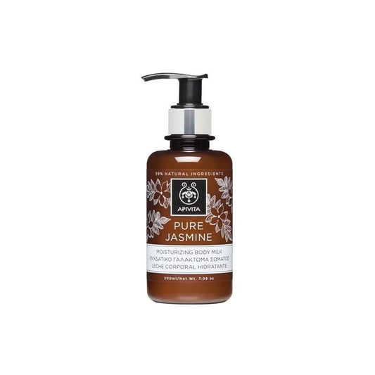 Apivita Pure Jasmine Ενυδατικό Γαλάκτωμα Σώματος με Υαλουρονικό Οξύ & Άρωμα Γιασεμί 200ml