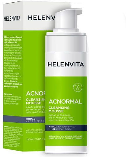 Helenvita ACNormal Cleansing Mousse Αφρός Καθαρισμού Προσώπου για Ακνεϊκές Επιδερμίδες 150ml