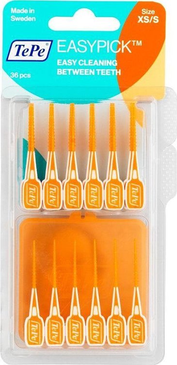 TEPE EasyPick Ελαστικές Οδοντογλυφίδες Μέγεθος XS/S 36τμχ
