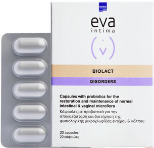 InterMed Eva Intima Biolact Disorders Ειδικό Συμπλήρωμα Διατροφής 20 κάψουλες