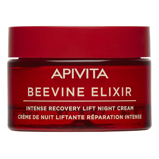 Apivita Beevine Elixir Συσφικτική Κρέμα Προσώπου Νυκτός με Υαλουρονικό Οξύ & Κολλαγόνο 50ml
