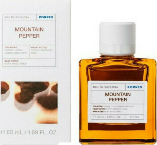 Korres Mountain Pepper Eau de Toilette ανδρικο αρωμα 50ml