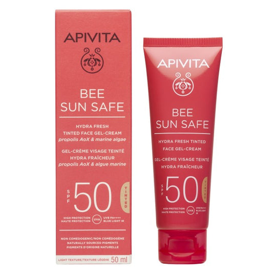 APIVITA BEE SUN SAFE FACE CREAM(TINTED) SPF50 50ML