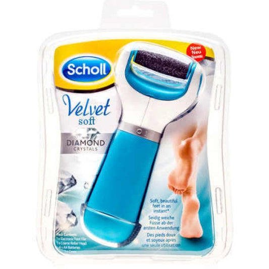 Dr Scholl's Velvet Soft Diamond Κρύσταλλοι Από Διαμάντι Ηλεκτρική Λίμα Ποδιών 1Τμχ