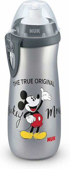 NUK SPORTS CUP ΠΑΓΟΥΡΑΚΙ MICKEY ΜΕ ΚΑΠΑΚΙ PUSH-PULL 36+ ΜΗΝΩΝ 450ML