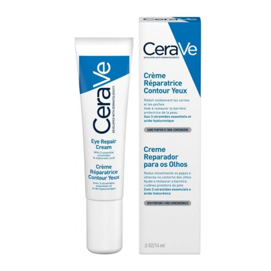 CeraVe Eye Repair Ενυδατική Κρέμα Ματιών κατά των Μαύρων Κύκλων με Υαλουρονικό Οξύ 14ml