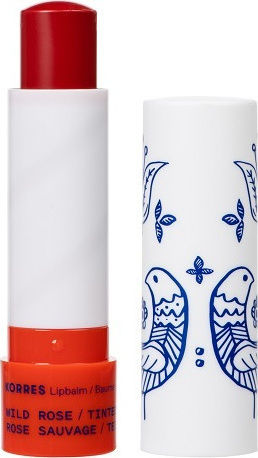 Korres Lip Balm για Σκασμένα Χείλη Wild Rose 4.5gr